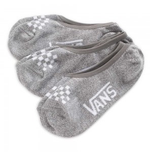 Dámské Ponožky Vans Canoodle Canoodle Socks 3 Pack Size 6.5-10 Šedé Bílé | DUKIT6523