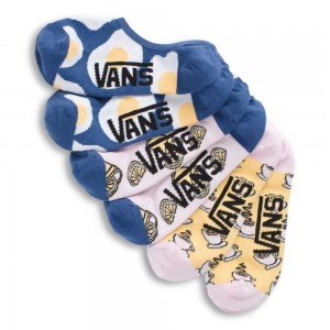 Dámské Ponožky Vans Early Mornings Canoodle 3 Pack Size 6.5-10 Viacfarebný | RUMTB9085