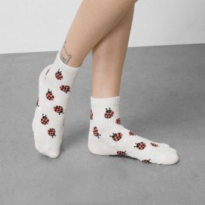 Dámské Ponožky Vans Ladybug Half Crew 6.5-10 Viacfarebný | CKYPW9726