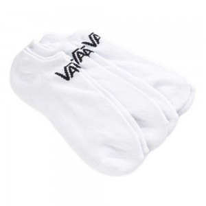 Pánské Ponožky Vans Classic Kicks 3 Pack Size 9.5-13 Bílé | SEUTI7083