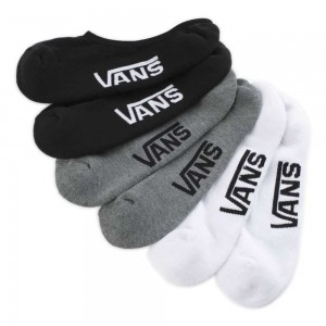 Pánské Ponožky Vans Classic Super No Shows 3 Pack Size 9.5-13 Viacfarebný | DUGEF4613