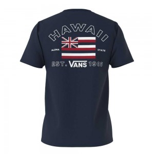 Pánské Tričko Vans Hawaii Aloha State Černé | IHVFZ1976