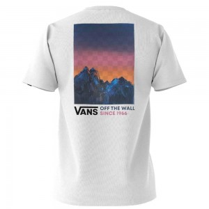 Pánské Tričko Vans Mt Knaggs Bílé | JHXDV3258