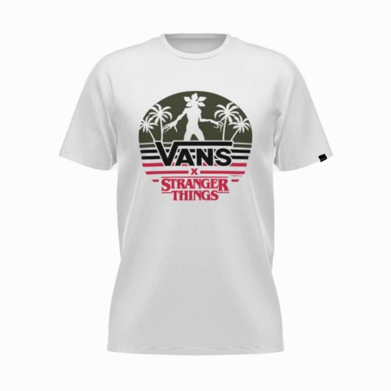 Dámské Tričko Vans Stranger Things Customs Demogorgon Paradise Classic | VPQKY3675